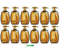 Vidal Lot de 12 savons liquides à l'huile d'argan/sapone liquide 300 ml + porte-clés Beni Culinari