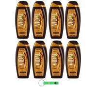 Vidal Lot de 8 gels douche Bagnodoccia/mousse de douche à l'huile d'argan 250 ml + porte-clés Beni Culinari