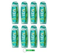 Vidal Lot de 8 gels douche bagnodoccia/mousse de douche au musc blanc 250 ml + porte-clés Beni Culinari