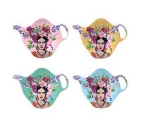 Vidal Regalos Petite théière pour sachet de thé x4 mélamine