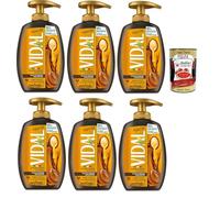 Vidal Sapone Liquido, Olio di Argan, Savon liquide, huile d'argan 6 x 300 ml + Italian Gourmet Polpa 400 g