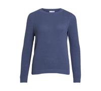 Vidalo Haut tricoté à col Rond L/S Noos, Bleu foncé, L
