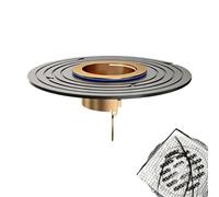Vidange de sol de douche Dispositif anti-retour pour tuyaux | Prévient les mauvaises odeurs de douche pour tuyaux de 48 mm à 99 mm, convient pour la maison, l'hôtel, le dortoir et