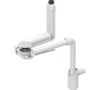 Vidange d'évier Geberit Clou, modèle peu encombrant, sortie horizontale,