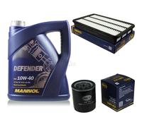 MANNOL Huile moteur Defender 10W-40 Huile ACEA A3/B4 API SN 5 L