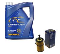 MANNOL Huile moteur MANNOL Defender 10W-40 - 5 Litres 4036021525501