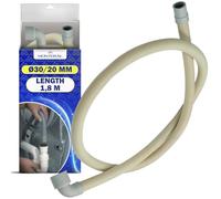 Vidange Tuyau Machine Lave Vaisselle et Laver 1800 mm Ø30/20 mm avec Code Original C00054869 C00027466 482000022642 48200002610 pour Indesit pour Ariston - Garantie de 10 Ans - MONTERAL