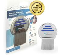 Vidaprime PEIGNE POUX ET LENTES - Peigne à poux professionnel - Peigne anti-poux et lentes - Élimine le traitement des poux et lentes - Peigne barbelé rainuré - PEIGNE LENTES ET POUX