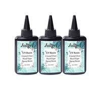 VidaRosa 300ML UV Résine Cristal Clair Transparent Cure Rapide Pas Besoin Mélange Utilisation Facile pour La Fabrication de Bijoux DIY Résine Artisanat À La Main Cadeaux Résine Revêtement Colle