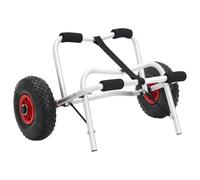 vidaXL 1/2x Chariot pour Kayak Roulant Transport Bateau Canoë Pare-Chocs