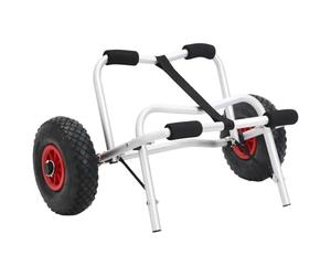 vidaXL 1/2x Chariot pour Kayak Roulant Transport Bateau Canoë Pare-Chocs
