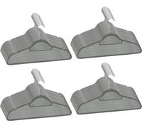 vidaXL 100 pcs. Set de cintres Antidérapant Gris Velours