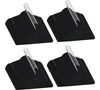 vidaXL 100 pcs. Set de cintres Antidérapant Noir Velours