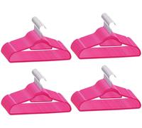 vidaXL 100 pcs. Set de cintres Antidérapant Rose Velours