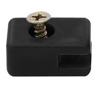 vidaXL 100x Supports de Fil de Clôture avec Vis Attache de Porte de Jardin Support de Tension de Fil de Clôture Résistant aux Intempéries Anthracite