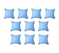 vidaXL 10x Oreillers Gonflables d'Hiver pour Housse de Piscine Hors Sol Coussins Couverture Flotteurs d'Hivernage Coussins Gonflables Bleu PVC