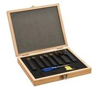 vidaXL Jeu d'outils de tournage indexables 12 pcs 12x12 mm 80 mm