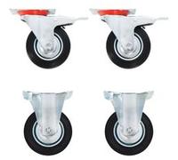 vidaXL 12 pcs Roulettes 100 mm G