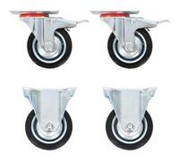 vidaXL 12 pcs Roulettes 75 mm