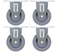 vidaXL 12 pcs Roulettes fixes 75 mm