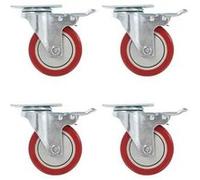 vidaXL 12 pcs Roulettes pivotantes 100 mm G