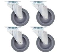 vidaXL 12 pcs Roulettes pivotantes 75 mm