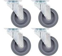 vidaXL 12 pcs Roulettes pivotantes 75 mm G