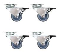 vidaXL 12 pcs Roulettes pivotantes doubles 50 mm