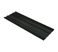 vidaXL 12x Panneaux de Toiture Plaques Tôles Profilées Bricolage Toit Cabane Abris de Jardin Etable Maison Mobile Acier Galvanisé Anthracite