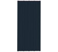 vidaXL 12x Panneaux de Toiture Tôles Profilées Panneaux de Toit d'Abris Garage Hangar Ecurie Extérieur Acier Galvanisé Anthracite 100x45 cm