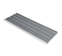 vidaXL 12x Tôle Profilée Acier Galvanisé Gris Cabane Garage Abri Jardin Plaque