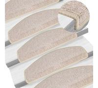 vidaXL 15 st Trapmatten 65x24x4 cm taupe 133890 Taupe G