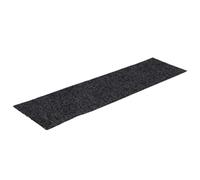 vidaXL 15x Tapis d'Escalier Autocollants Rectangulaire Carpettes de Marches d'Escalier Protecteurs Moquettes Couvre-marches 76x20 cm Gris