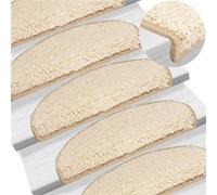 vidaXL 15x Tapis d'Escalier Tapis de Marche d'Escalier Protection d'Escalier Surface Antidérapante Intérieur Maison Crème 65x21x4 cm Crème https://www.fnac.com/mp40968073/vidaXL-15-pcs-Tapis-d-escalier-Creme-65-x-25-cm/w-4?oref=581a858c-f21f-196f-3d5c-247524b207cf