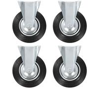 vidaXL 16 pcs Roulettes fixes 200 mm