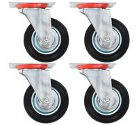 vidaXL 16 pcs Roulettes pivotantes 100 mm