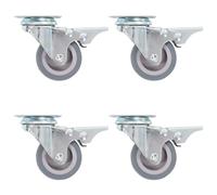 vidaXL 16 pcs Roulettes pivotantes 50 mm