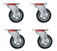 vidaXL 16 pcs Roulettes pivotantes 75 mm