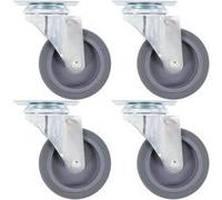 16 pcs Roulettes pivotantes 75 mm