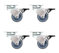 vidaXL 16 pcs Roulettes pivotantes doubles 50 mm