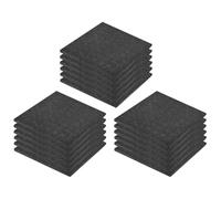 vidaXL 18x Carreaux de Protection Antichoc Caoutchouc Noir Tapis de Sol