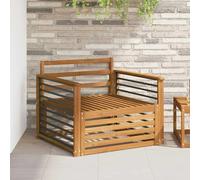 vidaXL 2 Pièce Canapé avec Accoudoirs Bois d'Acacia Massif Naturel