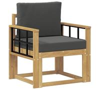 vidaXL 2 Pièce Ensemble de canapés d'extérieur Polyester, Canapé de Jardin, Meuble sectionnel Moderne, résistant aux intempéries, Salon sur terrasse