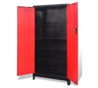 VidaXL 20158 étagère Rack autonome Noir et Rouge