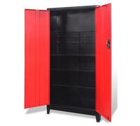 VidaXL 20158 étagère Rack autonome Noir et Rouge