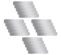 vidaXL Clôture de pelouse 20 pcs Acier galvanisé 100x20 cm