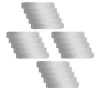 vidaXL Clôture de pelouse 20 pcs Acier galvanisé 100x20 cm
