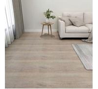 vidaXL Planches de plancher autoadh¿¿sives 20 pcs PVC 1,86 m? Taupe