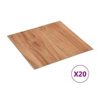 vidaXL 20x Planches de Plancher Autoadhésives Revêtements de Sol Salon Salle de Séjour Chambre Maison Antidérapant PVC 1,86 330163