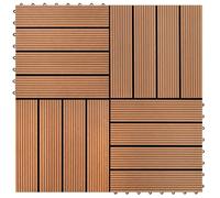 22 st Terrastegels 30x30 cm 2 m² HKC bruin277796